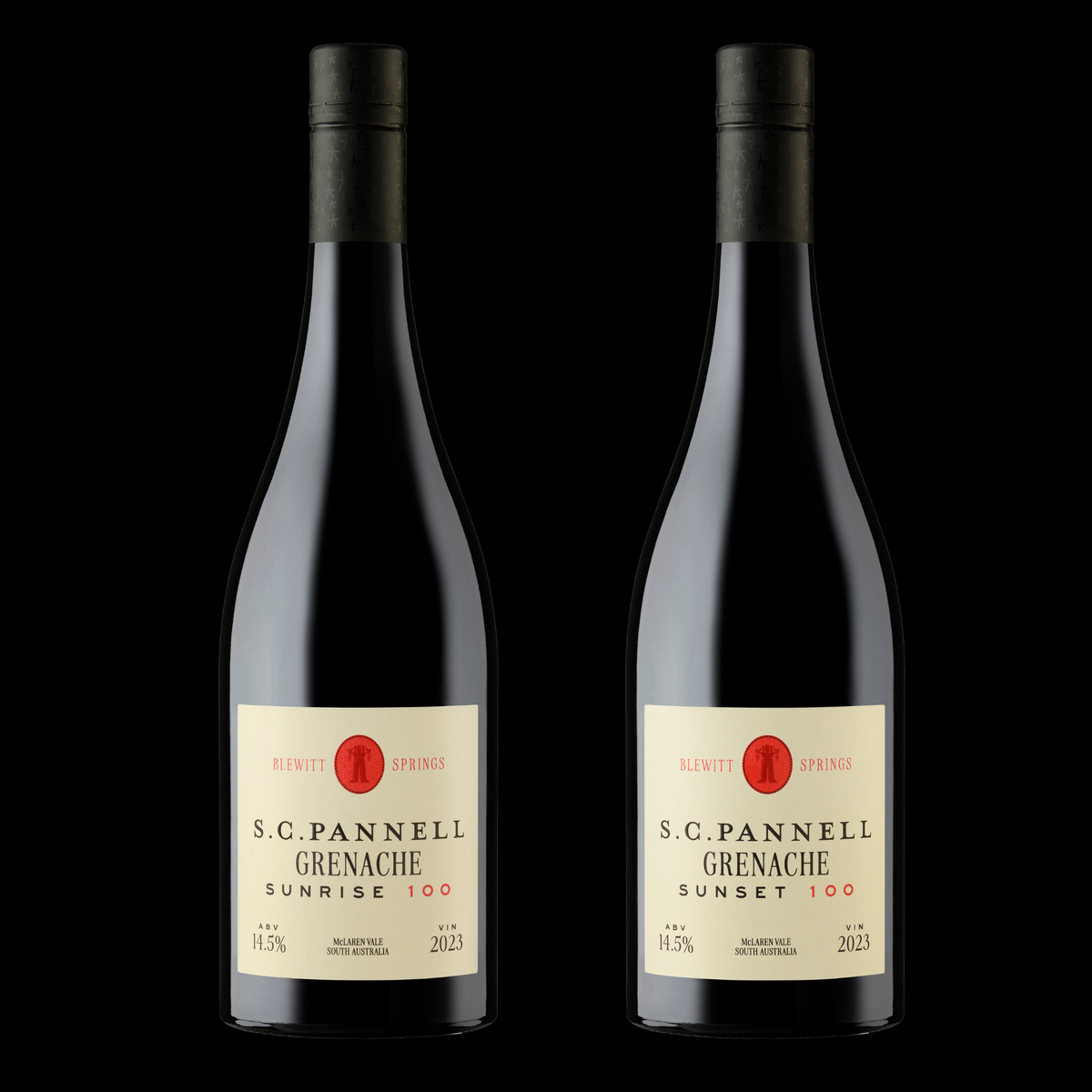 S.C.PANNELL Sunrise Sunset 100 Grenache Pair
